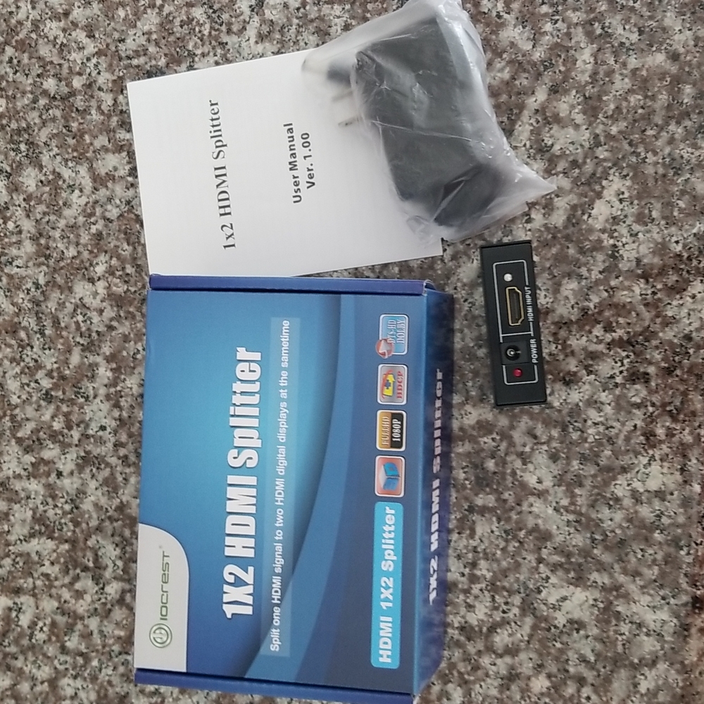 NIP 1x2 HDMI Splitter iocrest